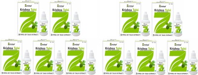 Zindagi Krishna Tulsi Ras - Immunity Booster Tulsi Drops - Tulsi Liquid(10 x 30 ml)