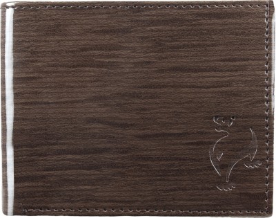 White Bear Boys Casual, Evening/Party Brown Artificial Leather Wallet(5 Card Slots)