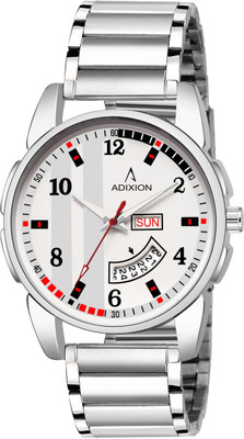 ADIXION 9548SM02 ADIXION AD9548SM02 DAY & DATE Stainless Steel Blue Dial Watch Analog Watch - For Men