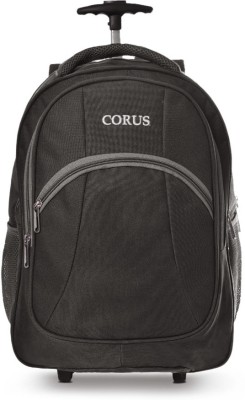 CORUS BAG-10597 30 L Trolley Laptop Backpack(Black)