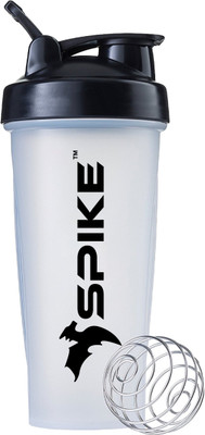 Spike 700 ml Plastic Shaker(Pack of 1, Clear)