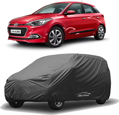 JMDi Car Cover For Hyundai Elite i20 (Without Mirror Pockets)(Grey)