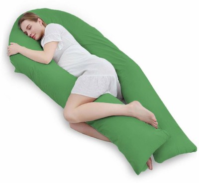 Angel Mommy Microfibre Solid Pregnancy Pillow Pack of 1(Parrot Green)