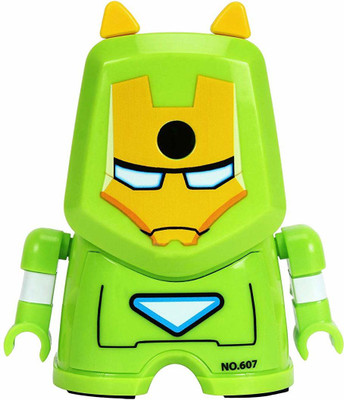 Tgdepot Iron Man Table Sharpener Single Pencil Sharpener(Green)