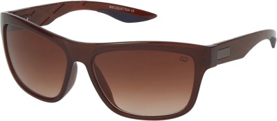Gio Collection Wayfarer Sunglasses(For Men & Women, Brown)