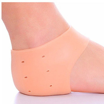 ALPHANOT HEEL CARE (Super Saver Pack 2 pairs) silicone heel cover protects from cracks Heel Support(Pink)