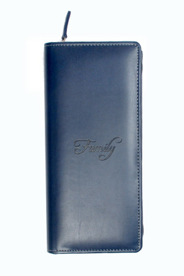 Sukeshcraft Family Rfid Passport Wallet for 6(Blue)