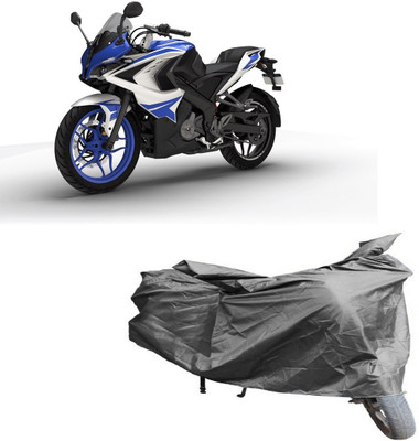 COVER WORLD Waterproof Two Wheeler Cover for Bajaj(Pulsar RS 200, Green)