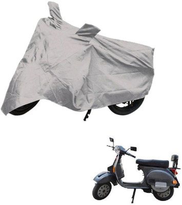 AuTO ADDiCT Two Wheeler Cover for LML(Vespa, Silver)