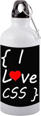 COLOR YARD 600 ml Aluminium Sipper(Pack of 1, White)