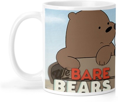 ARTBUG We Bare Bears - 3467 Ceramic Coffee Mug(350 ml)