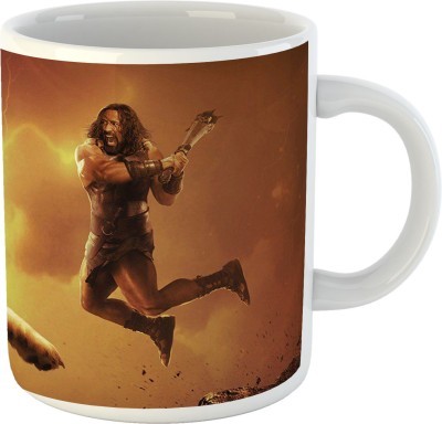 Ashvah Hercules Dwayne Johnson - 2719-W Ceramic Coffee Mug(350 ml)