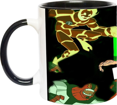 ARTBUG Ben 10 -2082-BLK Ceramic Coffee Mug(350 ml)