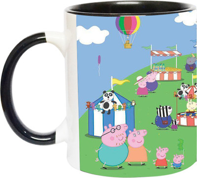 ARTBUG Peppa Pig -2329-BLK Ceramic Coffee Mug(350 ml)