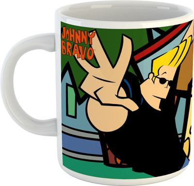 ARTBUG Johnny Bravo - 3235 Ceramic Coffee Mug(350 ml)