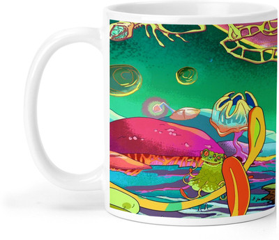 ARTBUG Rick And Morty - 3382 Ceramic Coffee Mug(350 ml)