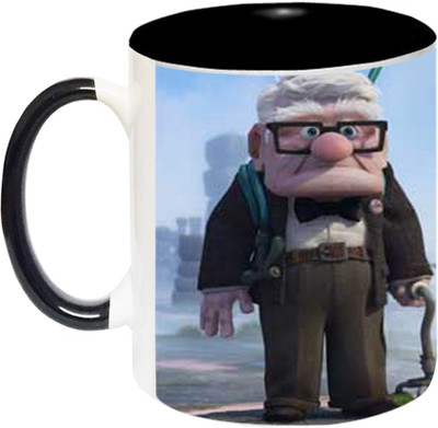 Ashvah Up Pixar -1993-BLK Ceramic Coffee Mug(350 ml)