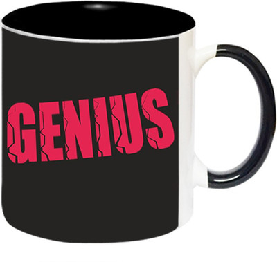 ARTBUG Genius -1873-BLK Ceramic Coffee Mug(350 ml)