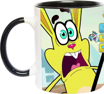 ARTBUG Tik Tak Tail -2242-BLK Ceramic Coffee Mug(350 ml)