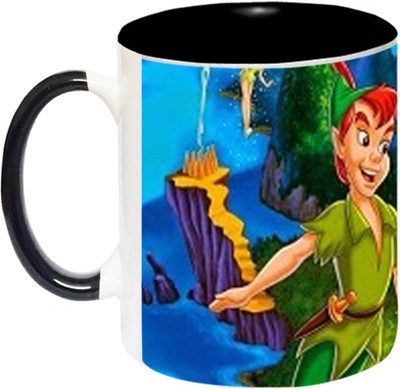 ARTBUG Peter Pan -1776-BLK Ceramic Coffee Mug(350 ml)