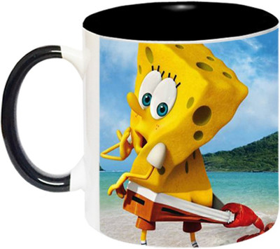 ARTBUG Spongebob -1931-BLK Ceramic Coffee Mug(350 ml)