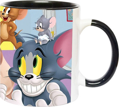 ARTBUG Tom and Jerry -2147-BLK Ceramic Coffee Mug(350 ml)