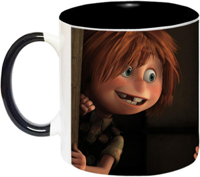 Ashvah Up Movie -1833-BLK Ceramic Coffee Mug(350 ml)