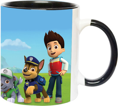 Ashvah Paw Patrol -2267-BLK Ceramic Coffee Mug(350 ml)