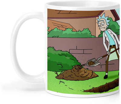 ARTBUG Rick And Morty - 3402 Ceramic Coffee Mug(350 ml)