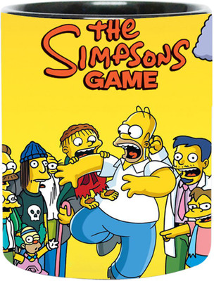 ARTBUG The Simpsons Game -2035-BLK Ceramic Coffee Mug(350 ml)