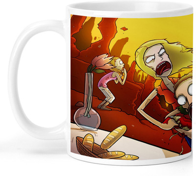 ARTBUG Rick And Morty - 3380 Ceramic Coffee Mug(350 ml)