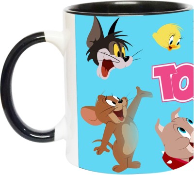 ARTBUG Tom and Jerry -2145-BLK Ceramic Coffee Mug(350 ml)