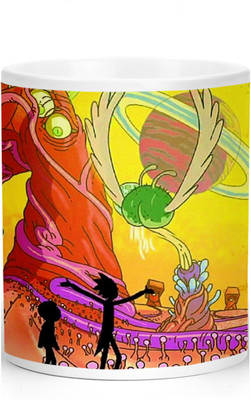 ARTBUG Rick And Morty - 3364 Ceramic Coffee Mug(350 ml)