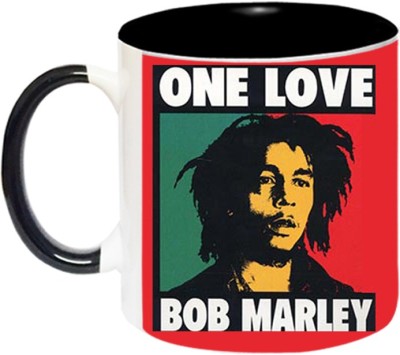 ARTBUG One Love Bob Marley -1887-BLK Ceramic Coffee Mug(350 ml)