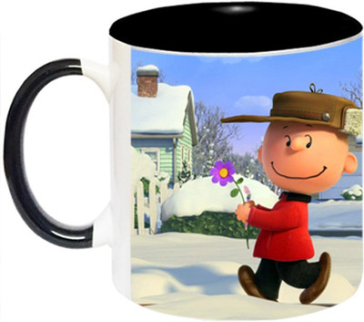 ARTBUG Snow Time -1831-BLK Ceramic Coffee Mug(350 ml)