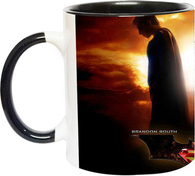ARTBUG Superman/Batman -2529-BLK Ceramic Coffee Mug(350 ml)