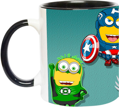 ARTBUG Minions -2177-BLK Ceramic Coffee Mug(350 ml)
