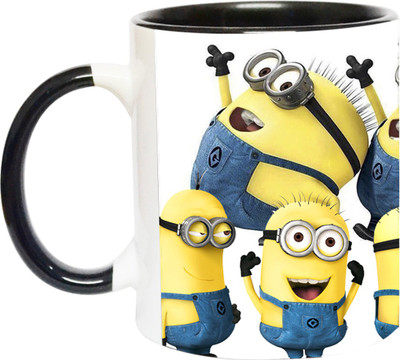 ARTBUG Minions -2185-BLK Ceramic Coffee Mug(350 ml)