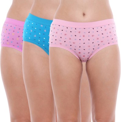 Buy BodyCare Women Hipster Multicolor Panty(Pack of 3) on Flipkart