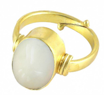 MB Gems Opal Ring 4 Stone Opal Gold Plated Ring