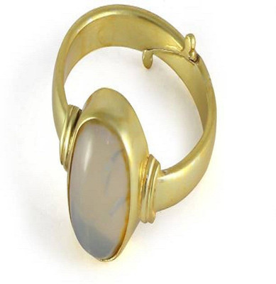 CEYLONMINE Opal gemstone ring with natural opal stone Stone Opal Gold Plated Ring