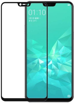 Richuzers Edge To Edge Tempered Glass for Realme 2(Pack of 2)