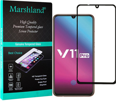 MARSHLAND Edge To Edge Tempered Glass for vivo v11i(Pack of 1)