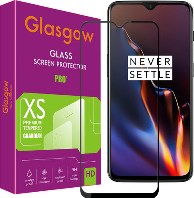 Glasgow Edge To Edge Tempered Glass for 1+6T, OnePlus 6T(Pack of 1)