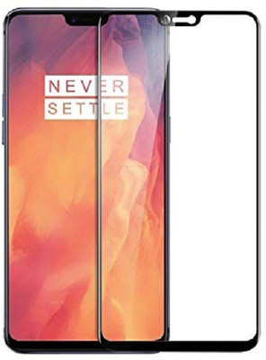 HI-TECH Edge To Edge Tempered Glass for OnePlus 6(Pack of 1)