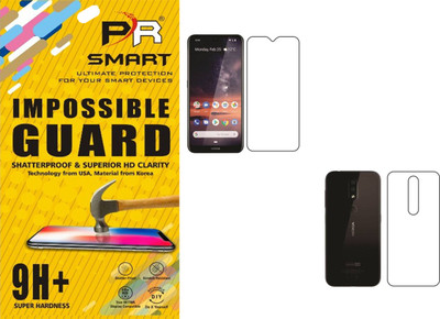 PR SMART Front and Back Tempered Glass for Nokia 4.2, (Flexible), nokia 4.2(Pack of 2)