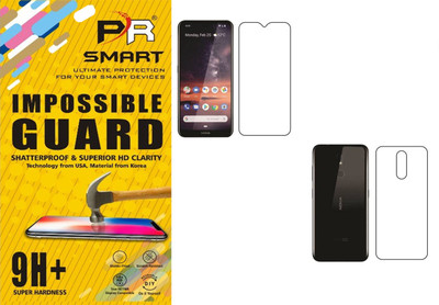 PR SMART Front and Back Tempered Glass for nokia 3.2, Nokia 3.2, (Flexible)(Pack of 2)