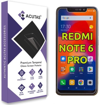 ACUTAS Tempered Glass Guard for Mi Redmi Note 6 Pro(Pack of 1)