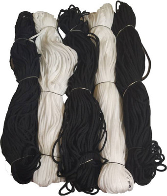 CHL MACRAME SET OF 2 COLOR BLACK AND WHITE