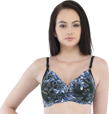 FEMULA Women Push-up Lightly Padded Bra(Blue)